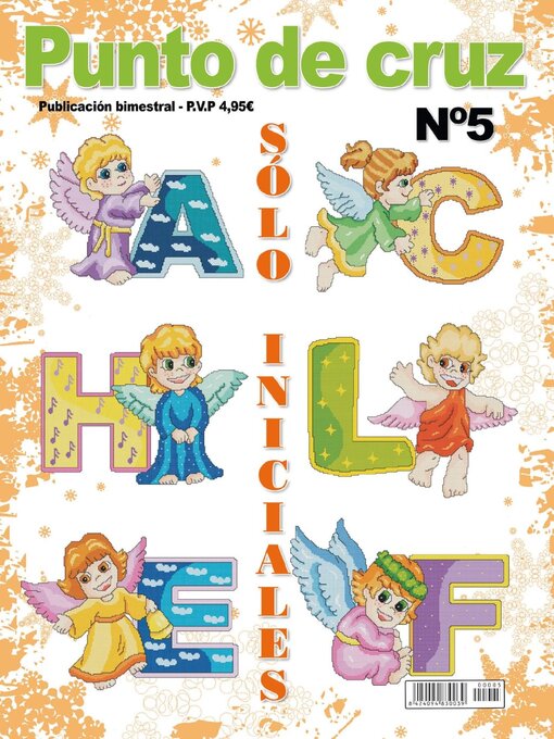 Cover image for Solo iniciales en Punto de Cruz